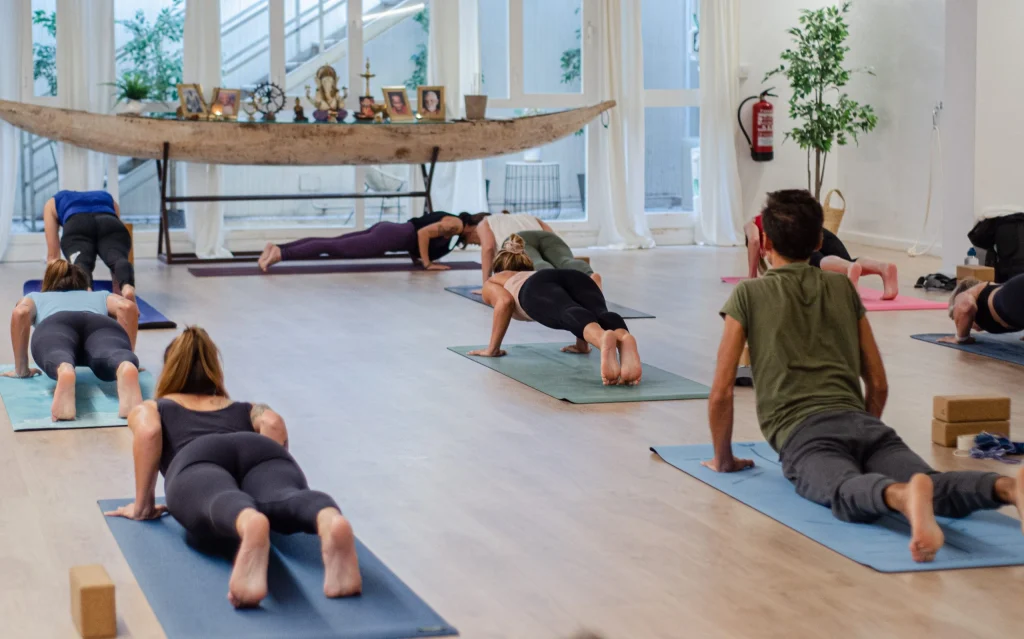 Clase hatha vinyasa yoga